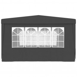 Acquista Gazebo Professionale con Pareti 4x4 m Antracite 90 g/m² con riferimento GHV-48535 della ditta GARDENHOME
