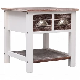 Acquista Tavolino Laterale Marrone 40x40x40 cm in Legno di Paulownia con riferimento GHV-284067 della ditta GARDENHOME