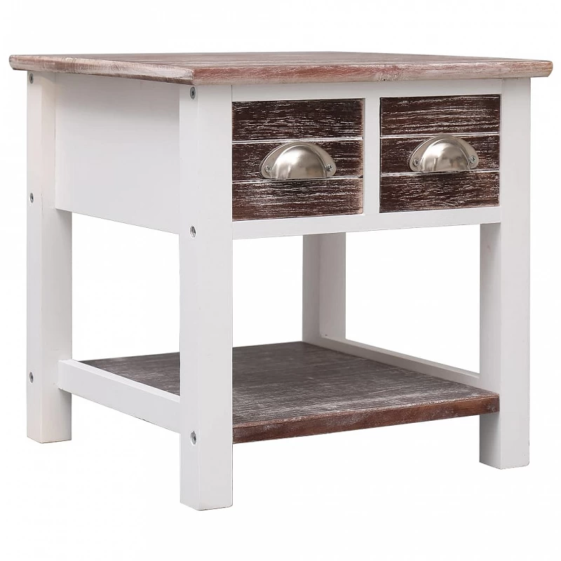Acquista Tavolino Laterale Marrone 40x40x40 cm in Legno di Paulownia con riferimento GHV-284067 della ditta GARDENHOME