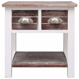 Acquista Tavolino Laterale Marrone 40x40x40 cm in Legno di Paulownia con riferimento GHV-284067 della ditta GARDENHOME