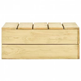 Acquista Tavolo da Giardino 75x75x31 cm in Legno di Pino Impregnato con riferimento GHV-49039 della ditta GARDENHOME
