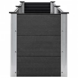 Acquista Letto Rialzato da Giardino 250x50x54 cm in WPC Grigio con riferimento GHV-49057 della ditta GARDENHOME