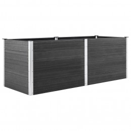 Acquista Letto Rialzato da Giardino 250x50x91 cm in WPC Grigio con riferimento GHV-49058 della ditta GARDENHOME