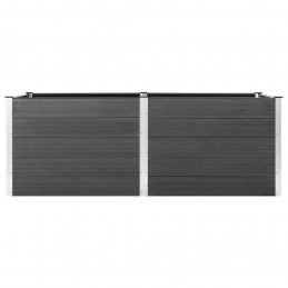Acquista Letto Rialzato da Giardino 250x50x91 cm in WPC Grigio con riferimento GHV-49058 della ditta GARDENHOME