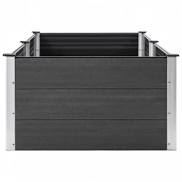Acquista Letto Rialzato da Giardino 250x100x54 cm in WPC Grigio con riferimento GHV-49059 della ditta GARDENHOME