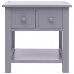 Acquista Tavolino Laterale Grigio 40x40x40 cm in Legno di Paulownia con riferimento GHV-284069 della ditta GARDENHOME