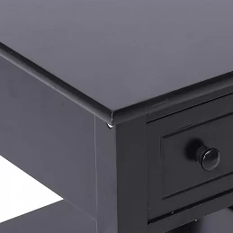 Acquista Tavolino Laterale Nero 40x40x40 cm in Legno di Paulownia con riferimento GHV-284071 della ditta GARDENHOME