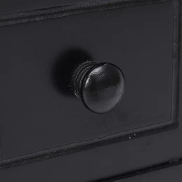 Acquista Tavolino Laterale Nero 40x40x40 cm in Legno di Paulownia con riferimento GHV-284071 della ditta GARDENHOME