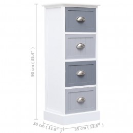 Acquista Armadietto 35x30x90 cm in Legno di Paulownia con riferimento GHV-284078 della ditta GARDENHOME