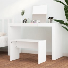 Acquista Tavolo Toeletta e Sgabello Bianco 70x35x45 cm Legno Multistrato con riferimento GHV-802813 della ditta GARDENHOME