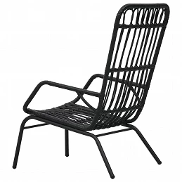 Acquista Sedia da Giardino in Polyrattan Nera con riferimento GHV-48581 della ditta GARDENHOME