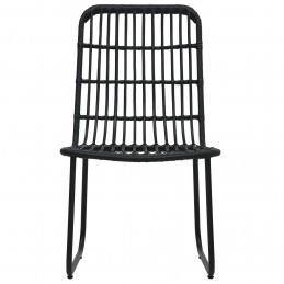 Acquista Sedie da Giardino 2 pz in Polyrattan Nere con riferimento GHV-48584 della ditta GARDENHOME