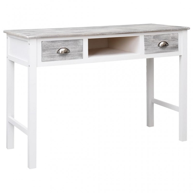 Acquista Scrivania Grigia 110x45x76 cm in Legno con riferimento GHV-284153 della ditta GARDENHOME