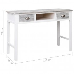 Acquista Scrivania Grigia 110x45x76 cm in Legno con riferimento GHV-284153 della ditta GARDENHOME