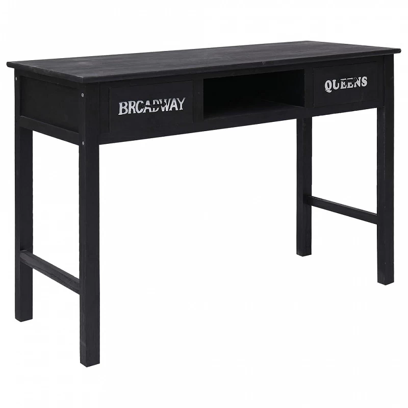 Acquista Tavolo Consolle Nero 110x45x76 cm in Legno con riferimento GHV-284161 della ditta GARDENHOME