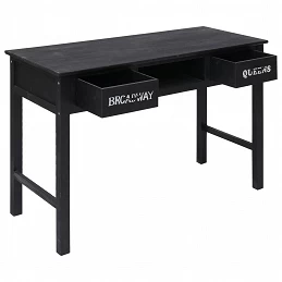 Acquista Tavolo Consolle Nero 110x45x76 cm in Legno con riferimento GHV-284161 della ditta GARDENHOME