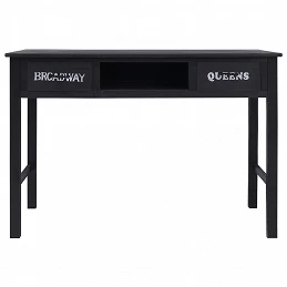 Acquista Tavolo Consolle Nero 110x45x76 cm in Legno con riferimento GHV-284161 della ditta GARDENHOME
