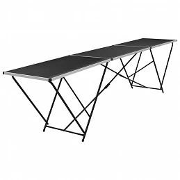Acquista Tavolo Pieghevole per Carta da Parati MDF Alluminio 300x60x78cm con riferimento GHV-140718 della ditta GARDENHOME