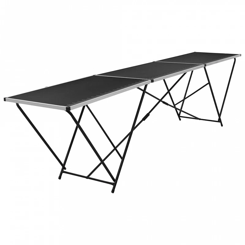 Acquista Tavolo Pieghevole per Carta da Parati MDF Alluminio 300x60x78cm con riferimento GHV-140718 della ditta GARDENHOME