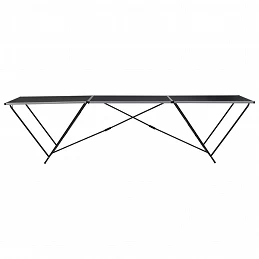 Acquista Tavolo Pieghevole per Carta da Parati MDF Alluminio 300x60x78cm con riferimento GHV-140718 della ditta GARDENHOME