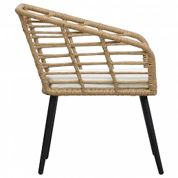 Acquista Sedie da Giardino 2 pz con Cuscini in Polyrattan Rovere con riferimento GHV-48576 della ditta GARDENHOME