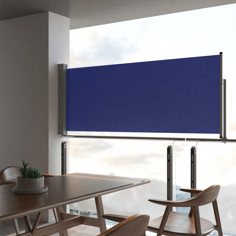 Acquista Tenda Laterale Retrattile per Patio 100x300 cm Blu con riferimento GHV-48341 della ditta GARDENHOME