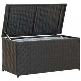Acquista Baule da Giardino in Polyrattan 100x50x50 cm Nero con riferimento GHV-46471 della ditta GARDENHOME