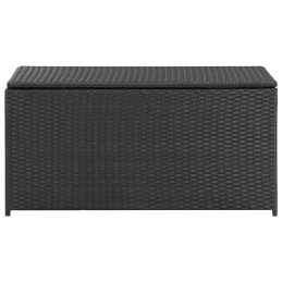 Acquista Baule da Giardino in Polyrattan 100x50x50 cm Nero con riferimento GHV-46471 della ditta GARDENHOME
