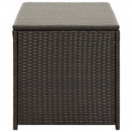 Acquista Baule da Giardino in Polyrattan 100x50x50 cm Marrone con riferimento GHV-46472 della ditta GARDENHOME