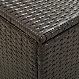Acquista Baule da Giardino in Polyrattan 100x50x50 cm Marrone con riferimento GHV-46472 della ditta GARDENHOME