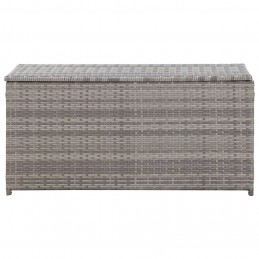 Acquista Baule da Giardino in Polyrattan 100x50x50 cm Grigio con riferimento GHV-46473 della ditta GARDENHOME