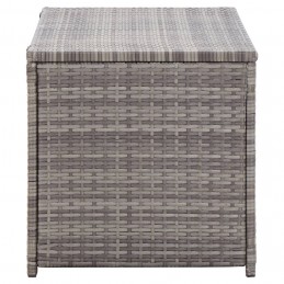Acquista Baule da Giardino in Polyrattan 100x50x50 cm Grigio con riferimento GHV-46473 della ditta GARDENHOME