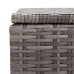 Acquista Baule da Giardino in Polyrattan 100x50x50 cm Grigio con riferimento GHV-46473 della ditta GARDENHOME