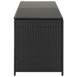 Acquista Baule da Giardino in Polyrattan 200x50x60 cm Nero con riferimento GHV-46474 della ditta GARDENHOME
