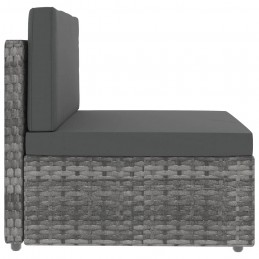 Acquista Set Divani da Giardino 2 pz in Polyrattan Grigio con riferimento GHV-49522 della ditta GARDENHOME