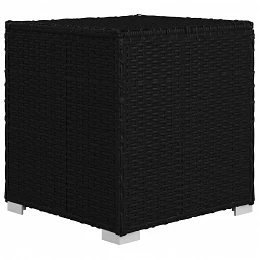 Acquista Lettino Prendisole Cuscino e Tavolino Polyrattan Bianco Crema con riferimento GHV-46225 della ditta GARDENHOME