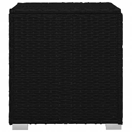 Acquista Lettino Prendisole Cuscino e Tavolino Polyrattan Bianco Crema con riferimento GHV-46225 della ditta GARDENHOME