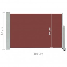 Acquista Tenda Laterale Retrattile per Patio 60x300 cm Marrone con riferimento GHV-48355 della ditta GARDENHOME