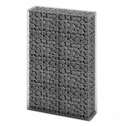 Acquista Cesto Gabbione con Coperchio in Filo Zincato 150 x 100 x 30 cm con riferimento GHV-141042 della ditta GARDENHOME