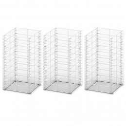 Acquista Set Gabbione 3 pz in Filo Zincato 25 x 25 x 50 cm con riferimento GHV-141044 della ditta GARDENHOME