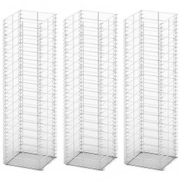 Acquista Set Gabbione 3 pz in Filo Zincato 25 x 25 x 100 cm con riferimento GHV-141045 della ditta GARDENHOME