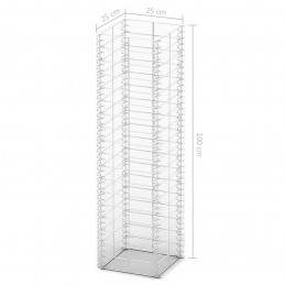 Acquista Set Gabbione 3 pz in Filo Zincato 25 x 25 x 100 cm con riferimento GHV-141045 della ditta GARDENHOME