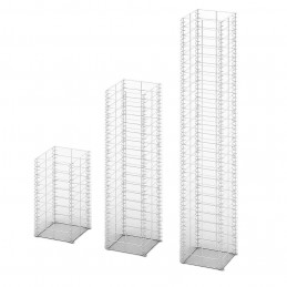 Acquista Set Gabbioni 3 pz in Filo Zincato con riferimento GHV-141048 della ditta GARDENHOME