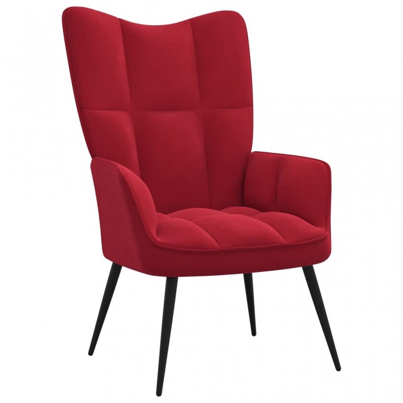 Acquista Poltrona Relax Rosso Vino in Velluto con riferimento GHV-328078 della ditta GARDENHOME