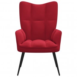 Acquista Poltrona Relax Rosso Vino in Velluto con riferimento GHV-328078 della ditta GARDENHOME