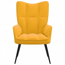 Acquista Poltrona Relax Giallo Senape in Velluto con riferimento GHV-328080 della ditta GARDENHOME