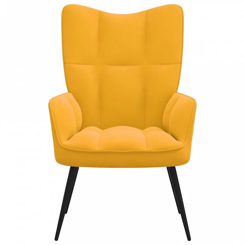 Acquista Poltrona Relax Giallo Senape in Velluto con riferimento GHV-328080 della ditta GARDENHOME
