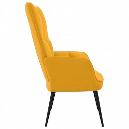 Acquista Poltrona Relax Giallo Senape in Velluto con riferimento GHV-328080 della ditta GARDENHOME