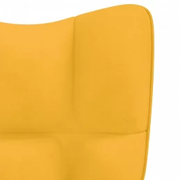 Acquista Poltrona Relax Giallo Senape in Velluto con riferimento GHV-328080 della ditta GARDENHOME