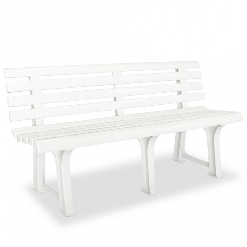 Acquista Panchina da Giardino 145,5 cm in Plastica Bianca con riferimento GHV-43583 della ditta GARDENHOME